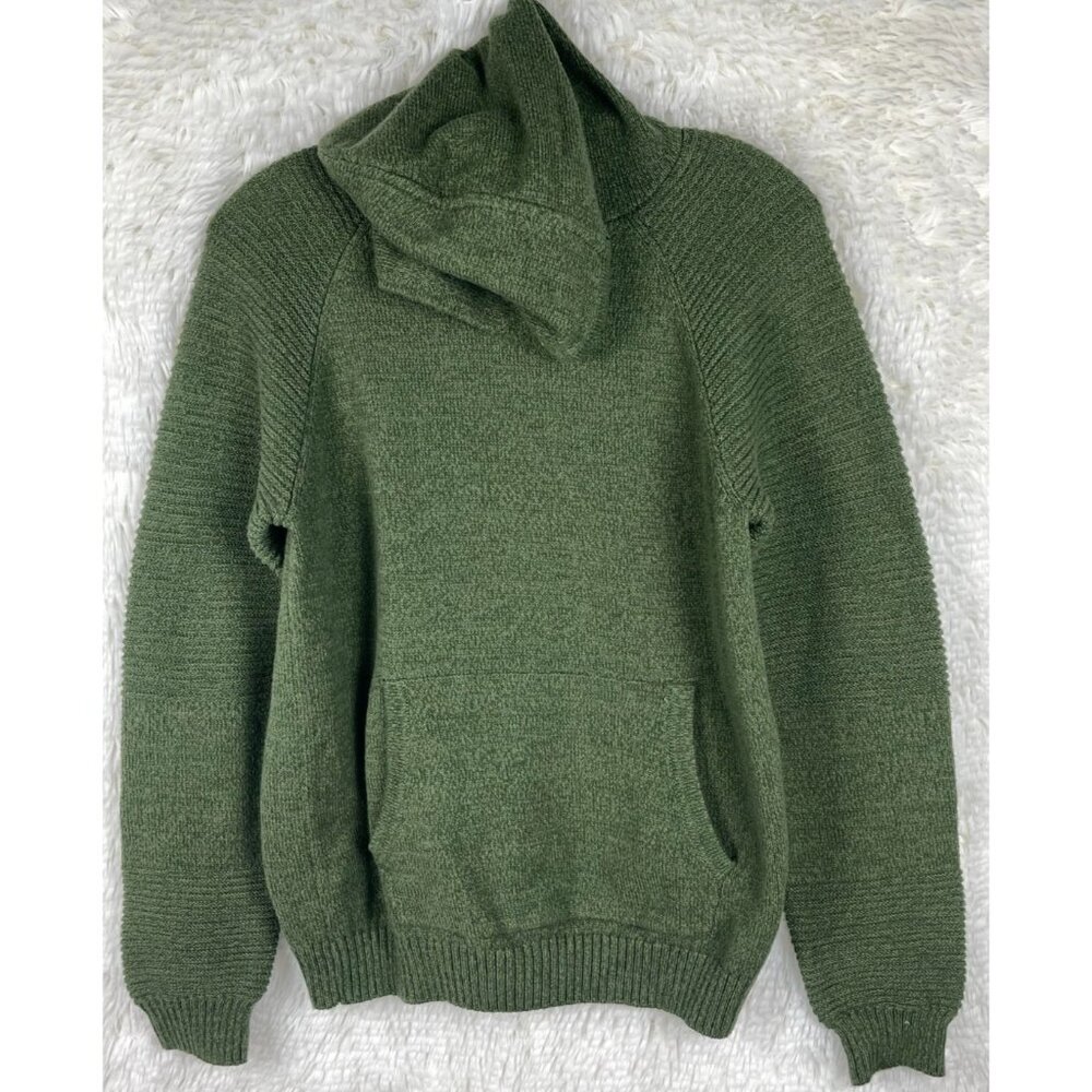 Bixby Nomad XL 16/18 Green Hooded Sweater Front Pocket Pouch Long Sleeve - Picture 3 of 8
